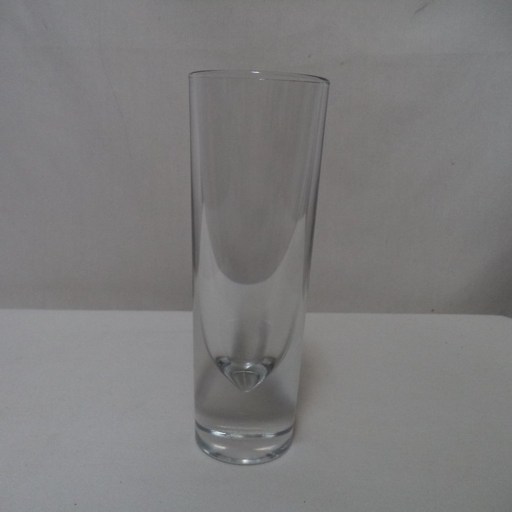Carlo Moretti 1980’s Stiletto Bullet Cocktail Glasses Made in Italy Signed 6.8"